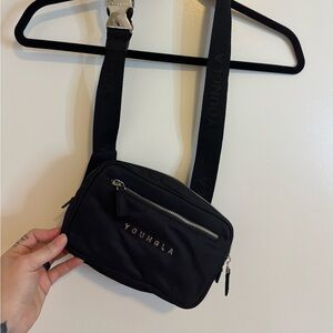 YoungLA Sleek Black Belt Bag